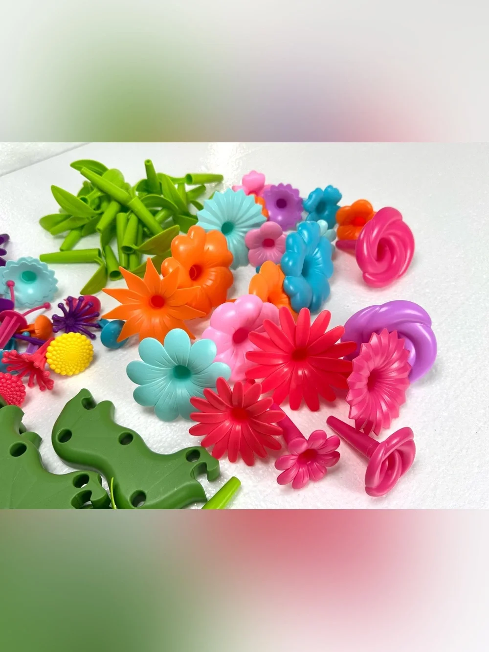 Montessori Flower Stacking Gardening Puzzle